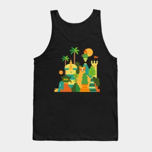 Pop and summer landscape Tank Top